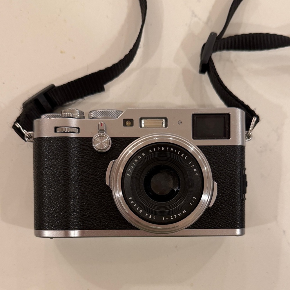 Fujifilm X100F Silver and Black mirror less Camera